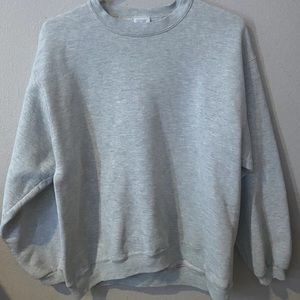 Womens vintage Russell Athletics dark grey heathered sweatshirt Size Medium